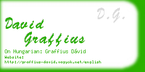 david graffius business card